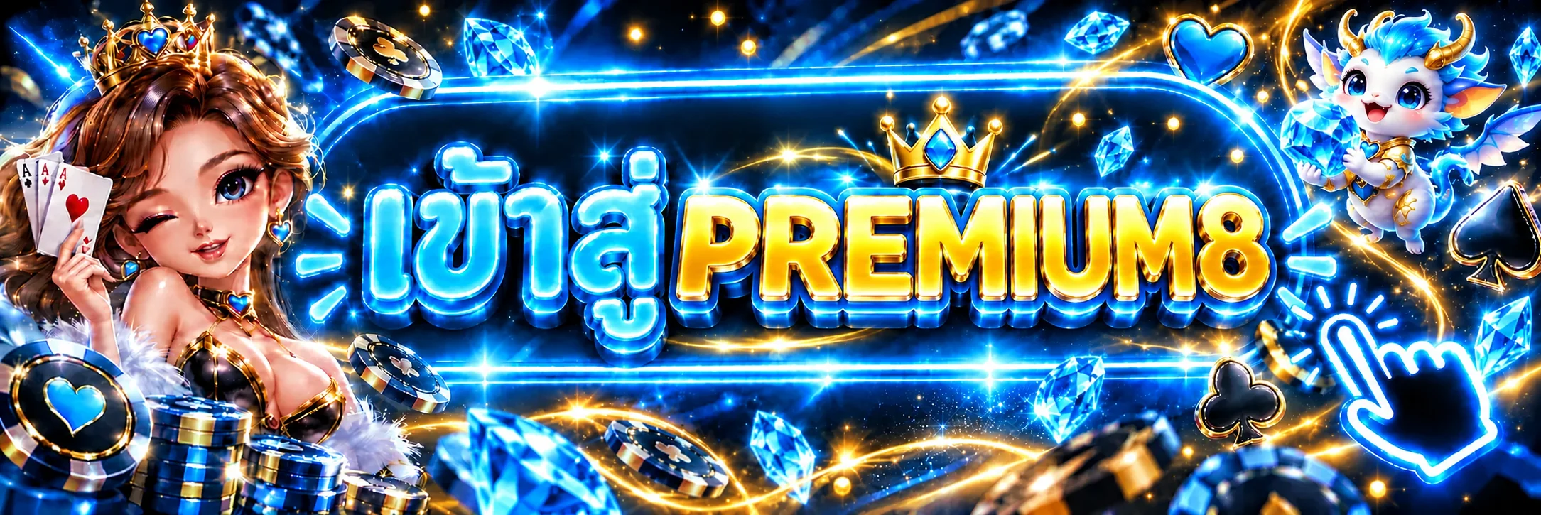 เข้าสู่ระบบ PREMIUM8 ผ่านโดเมนที่ถูกต้อง
